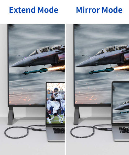 Adaptador DisplayPort a HDMI 4K para PC o Laptop – Conector Unidireccional de Alta Resolución Ideal para Monitores, Proyectores y Televisores