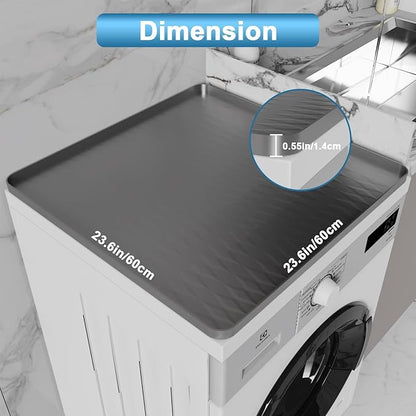 Set de 2 Almohadillas de Silicona Multiusos, Antideslizantes, Impermeables y Resistentes al Calor (Gris)