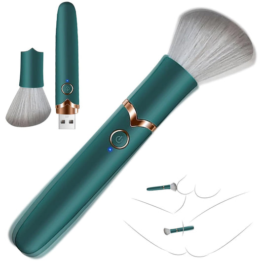 Vibrador Discreto 2 en 1 Brocha de Maquillaje ✦ Bajo pedido