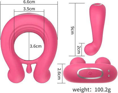 Anillo Vibrador con Control por App – Recargable Magnético y Ajustable ✦ Bajo pedido