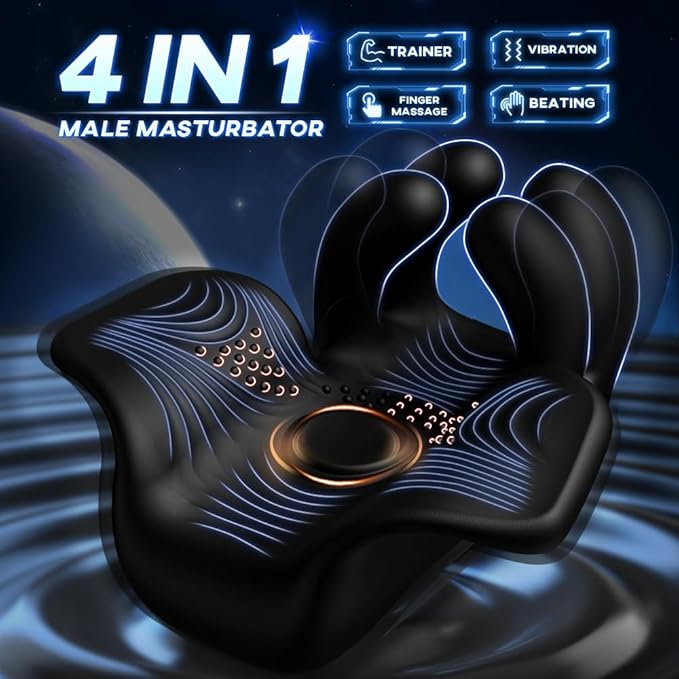 Iván - Masturbador Masculino Stroker 10 Dedos Vibrador ✦ Bajo pedido