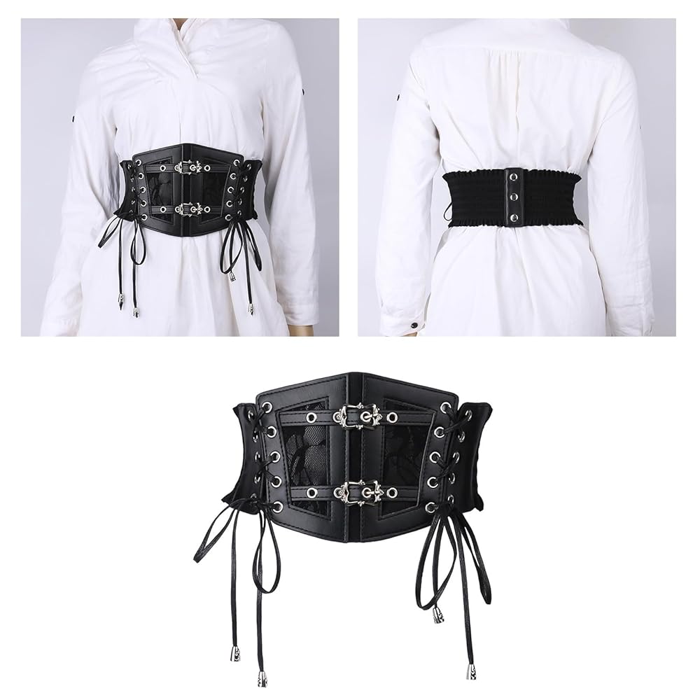 Corset Gótico (Unitalla Ajustable Elástico) ✦ Bajo pedido