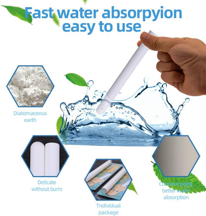 Varilla Absorbente de Humedad de Diatomeas para Secado Rápido (Unidad) ✦ Bajo pedido