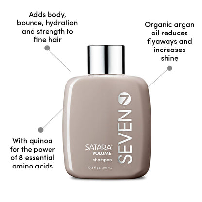 Shampoo Unisex para Volumen e Hidratación Profunda (319ml) - SEVEN Haircare