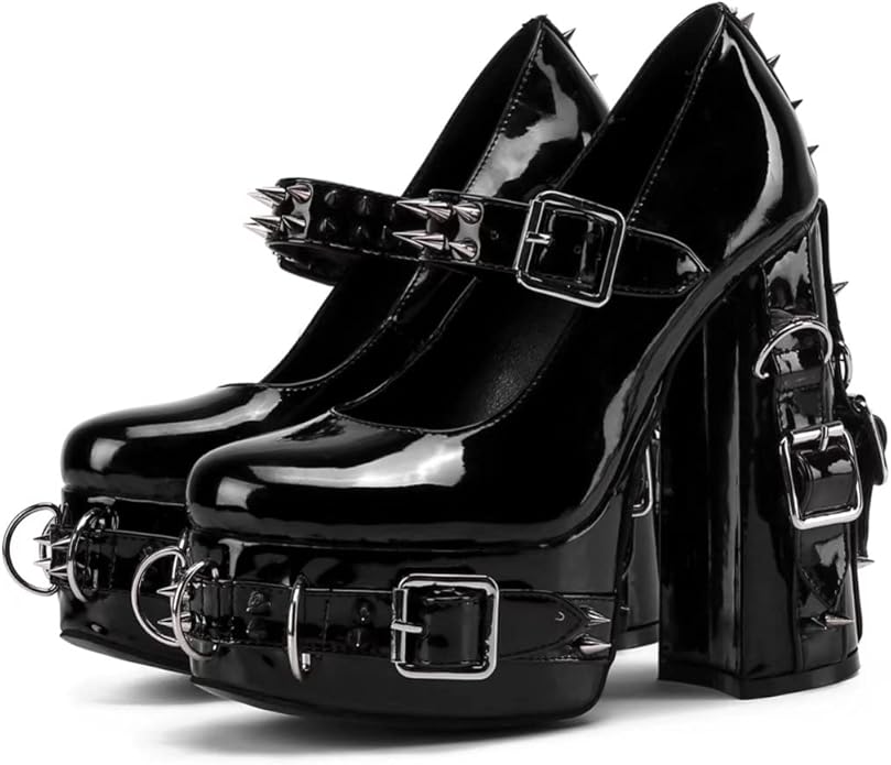 Tacones Góticos Estilo Y2K Emo Grunge Doll (39 a la 44) ✦ Bajo pedido