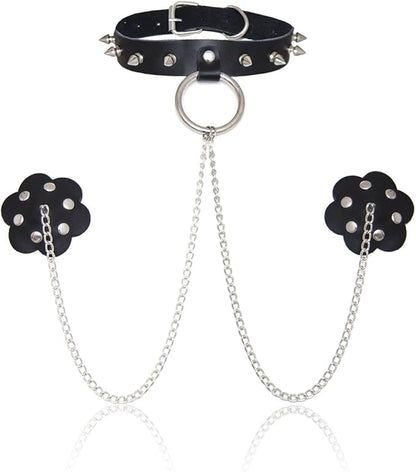 Choker Pezoneras BDSM ✦ Bajo pedido