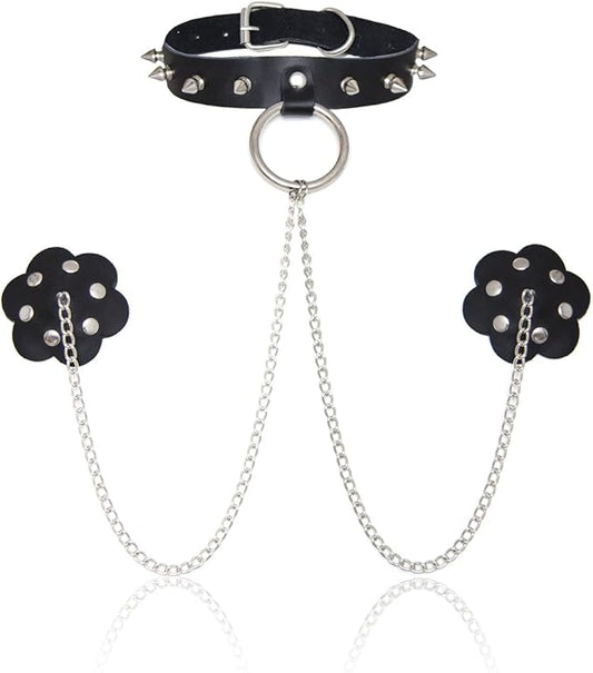 Choker Pezoneras BDSM ✦ Bajo pedido