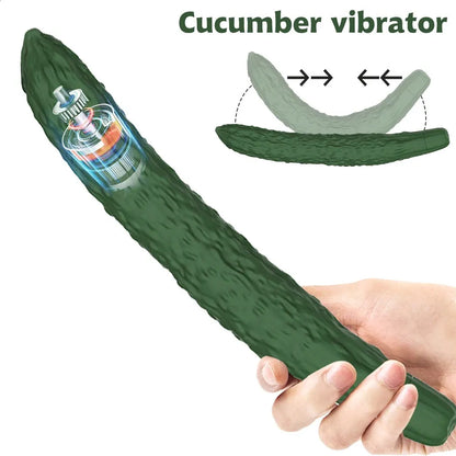 Vibrador Diseño Pepino (Introducible 18cm) – Estimulador Punto G ✦ Bajo pedido