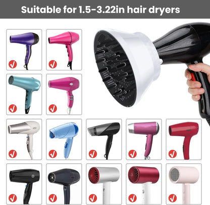 Accesorio Universal para Secadora - Difusor para Secado de Rizos