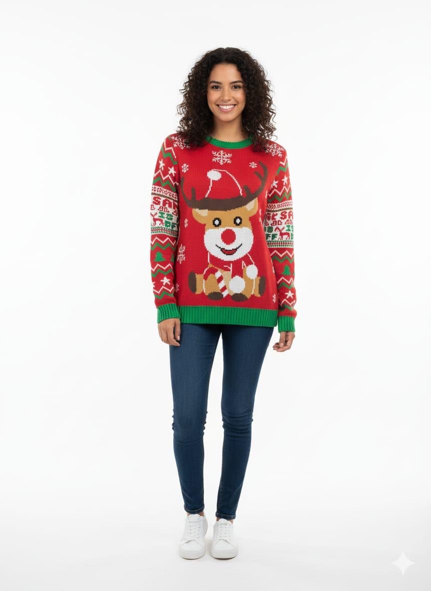 Abrigo Navideño, Ugly Sweater Adulto KT1 Unisex ✦ Bajo pedido