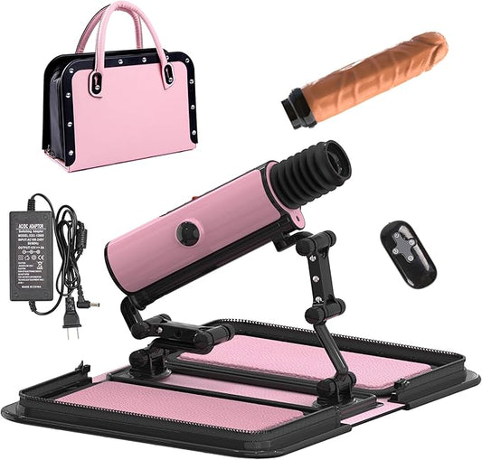 Maleta Sexual Automática con Dildo de Empuje Ajustable ✦ Bajo pedido