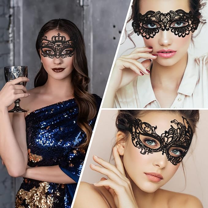 Antifaz Encaje - Varios Estilos (Unitalla) ✦ Bajo pedido