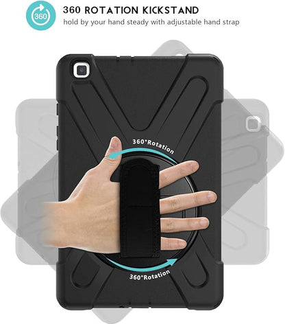 Procase Funda para Galaxy Tab T290 resistente a prueba de golpes, con función atril giratoria