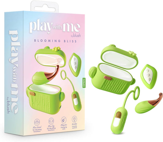 Blush Play With Me Blooming Bliss – Mini Vibrador de Clítoris + Bala con App iOS ✦ Bajo pedido