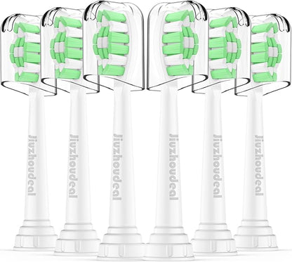 Set de 9 Cabezales de Cepillo Dental Eléctrico Jiuzhoudeal Compatibles con Philips Sonicare DiamondClean ProtectiveClean 4100 5100 6100 C2 G2 (Blanco)