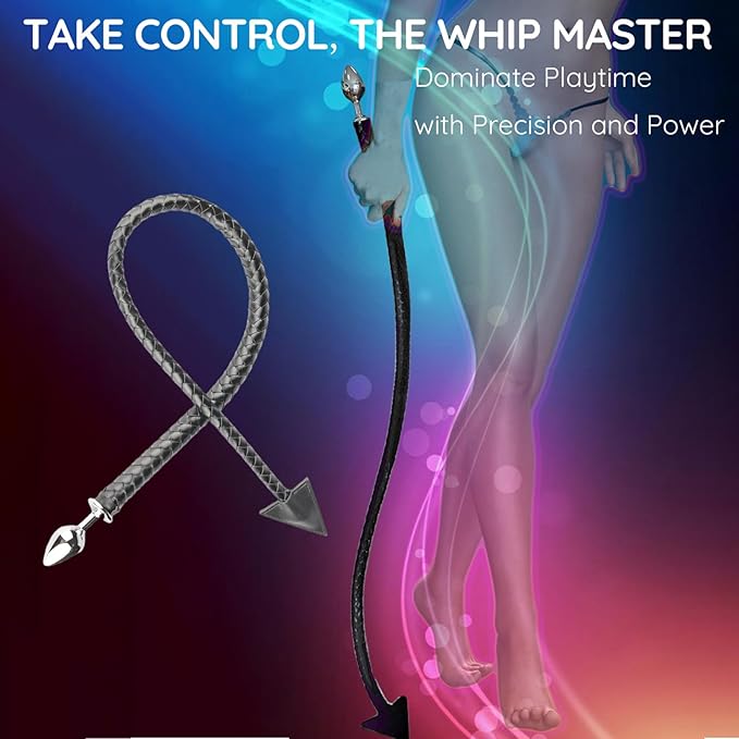 Plug Látigo Diabla (Talla M) ✦ Bajo pedido