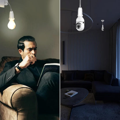 Set de 2 Adaptadores Extensores de Enchufe de Luz E27 a E27 Flexible