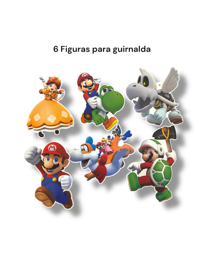 Set de Decoración para Fiesta – Mario Bros (+100pcs)