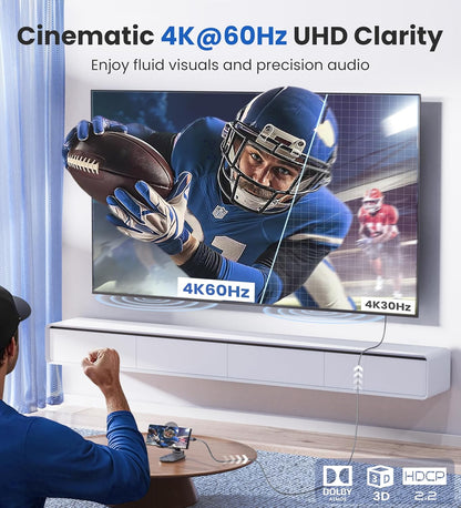 Cable HDMI Trenzado Ultrarresistente