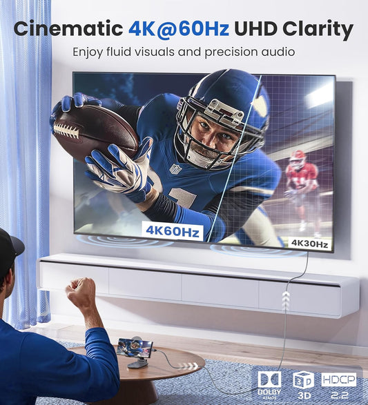 Cable HDMI Trenzado Ultrarresistente