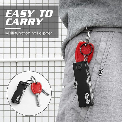 Llavero Multiherramienta 8 en 1 OUTU (Negro)