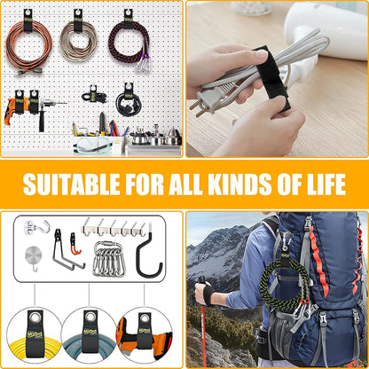 Set de 10 Correas Organizadoras Multiusos de Cables y Correas