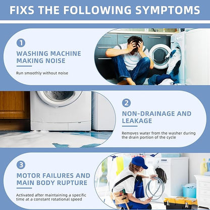 AMI PARTS W10276397 Bomba de drenaje de lavadora para Whirlpool puede etiquetar la lavadora Kenmore reemplaza la bomba de drenaje B40-3A WPW10276397VP AP6018417 1874334 LP397 WPW10276397