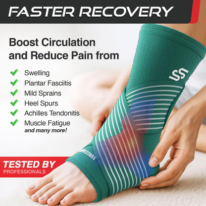 Manga de compresión Sleeve Stars para ligamentos y tendinitis – soporte, alivio y recuperación (Unidad)