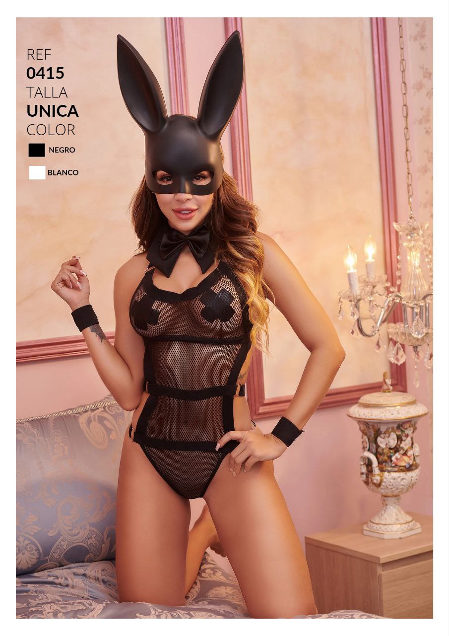 Disfraz Adulto – Conejita BDSM (Unitalla S/M) ✦ Bajo pedido