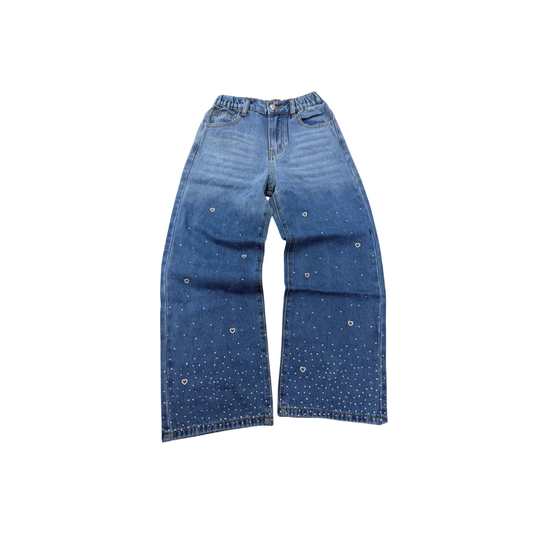 Jeans de mezclilla para Niña con brillitos | Outfit Infantil ✦ Bajo pedido