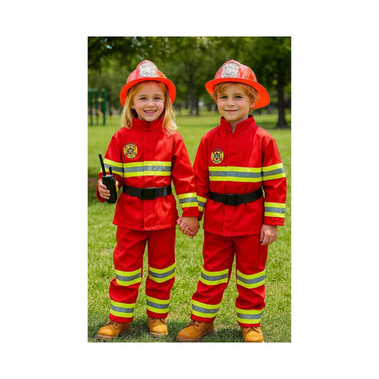 Disfraz Infantil Unisex – Bombero ✦ Bajo pedido