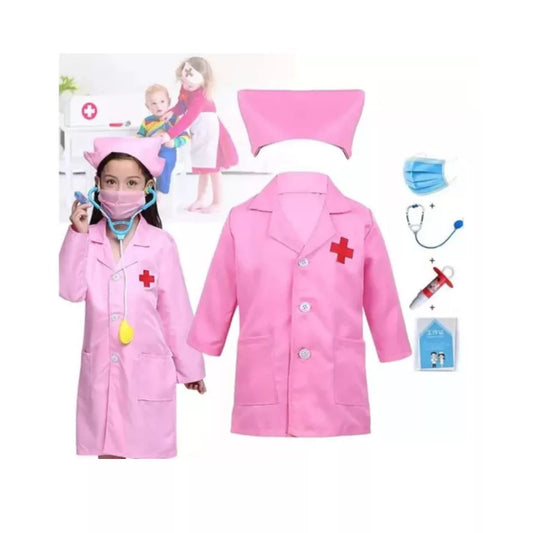 Disfraz Infantil – Enfermera (BLANCO) ✦ Bajo pedido
