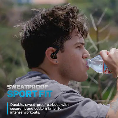 JLab Epic Sport ANC 3 – Audífonos Deportivos True Wireless con Cancelación Activa de Ruido – Negro
