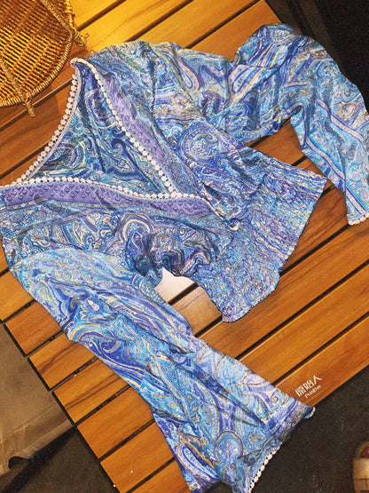 Blusa de Seda Importada de India – Fresca y Ligera para Verano (Unitalla S/M)