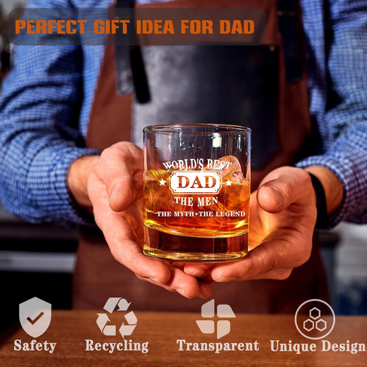 Set de Regalo para Papá - Whisky “El Mejor Papá del Mundo” (3PCZ)