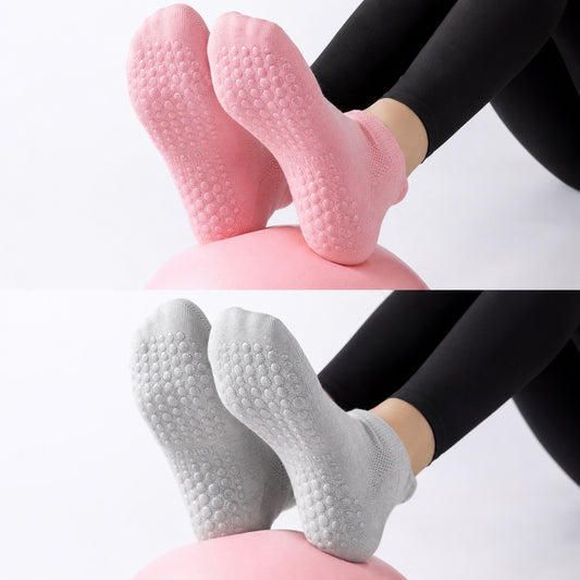 Set 3 Medias Antideslizantes para Pilates, Bajo - 2Good (2 Colores)