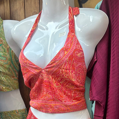 Top Seda Árabe - Rosa Salmón