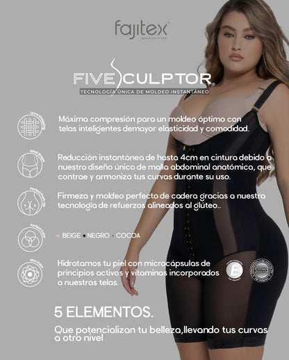 Faja Media Pierna 502541 Luxury - Compresión Fuerte (Cocoa) ✦ Bajo pedido