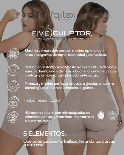 Faja Extracorta 502631 Luxury - Compresión Fuerte (Negro, Cocoa) ✦ Bajo pedido