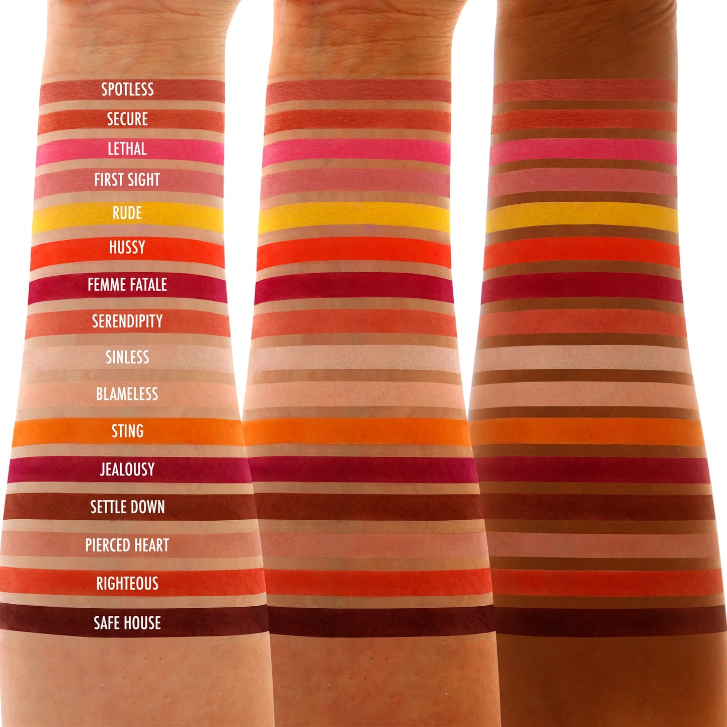 Noir Fatale Paleta de 32 Sombras Matte Fríos y Cálidos - AmorUs ✦ Bajo pedido