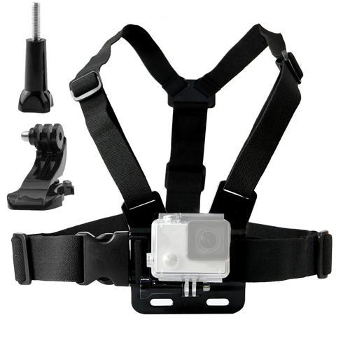 Arnés de montaje en el pecho para montaje en el cuerpo, compatible con GoPro Hero 13 12 11 10 9 8 7 6 5 sesión AKASO DJI Osmo cámaras de acción - Sametop