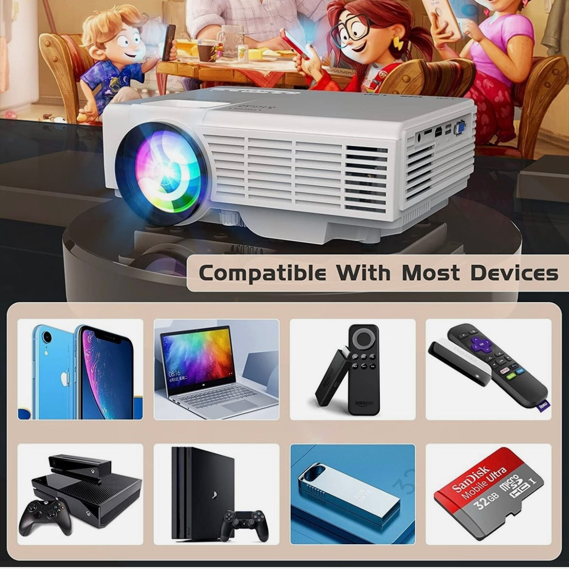 Proyector Mini Profesional Dr. J