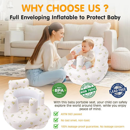 Asiento inflable para bebé de 3 meses en adelante