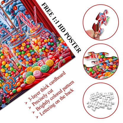 Rompecabezas de tarro de caramelos de 1000 piezas