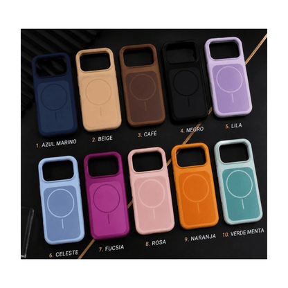 Funda de Silicona con Acabado de Lujo para iPhone y Samsung - Varios Modelos y Colores ✦ Bajo pedido