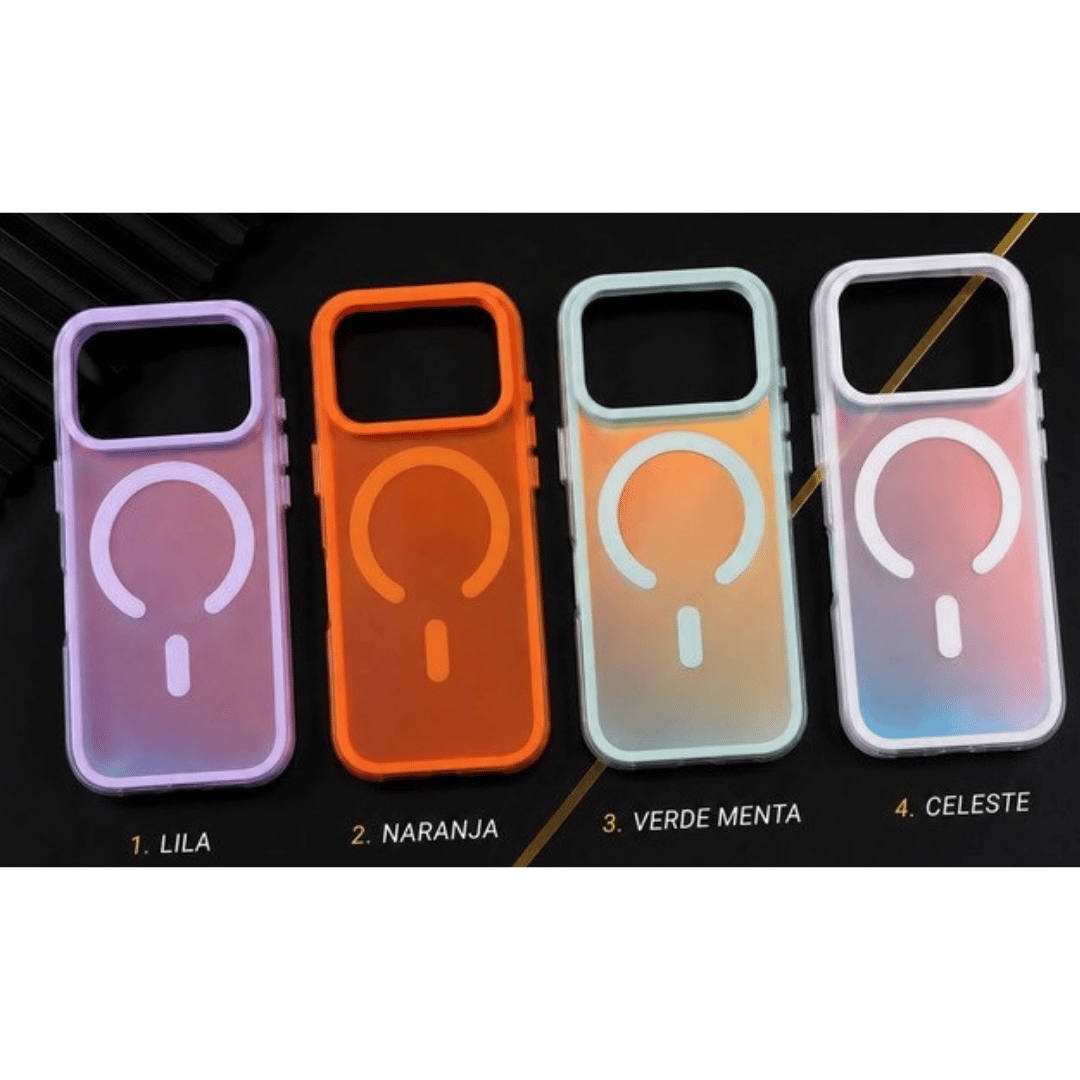Funda Tornasol para iPhone y Samsung - Varios Modelos y Colores ✦ Bajo pedido