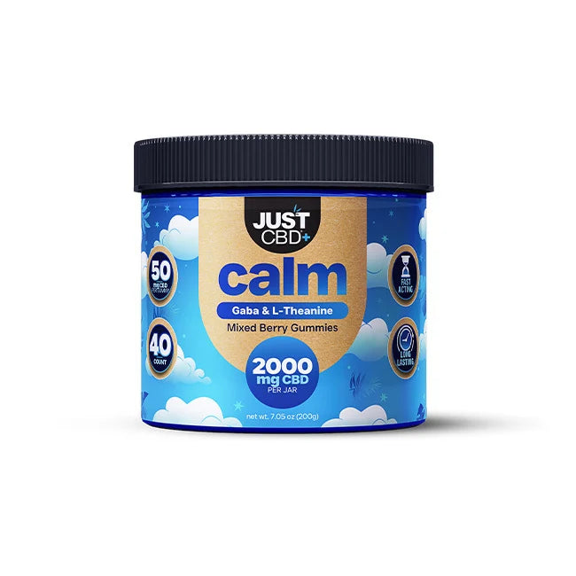 CBD+ Calm Gummies sabor Mixed Berry - Gummies para dormir y relajarte (40 gummies) ✦ Bajo pedido