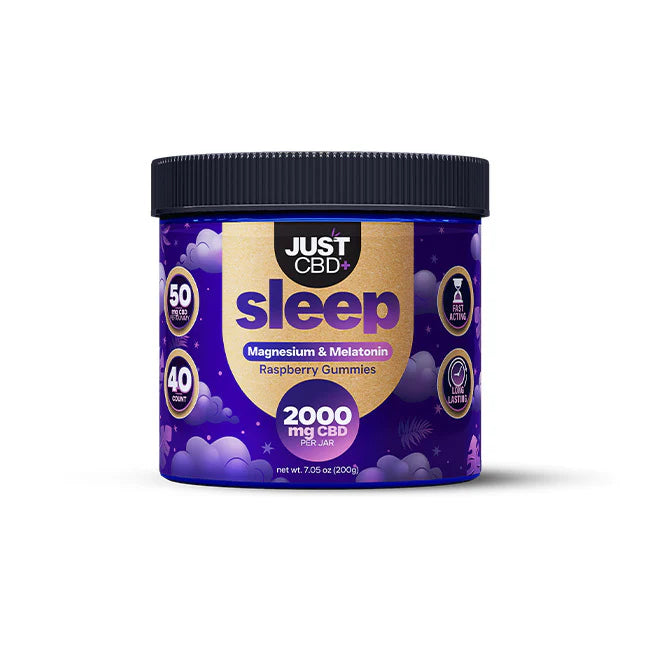 Gomitas Sueño CBD+ Raspberry - Magnesio, Melatonina y CBD (40 gummies) ✦ Bajo pedido