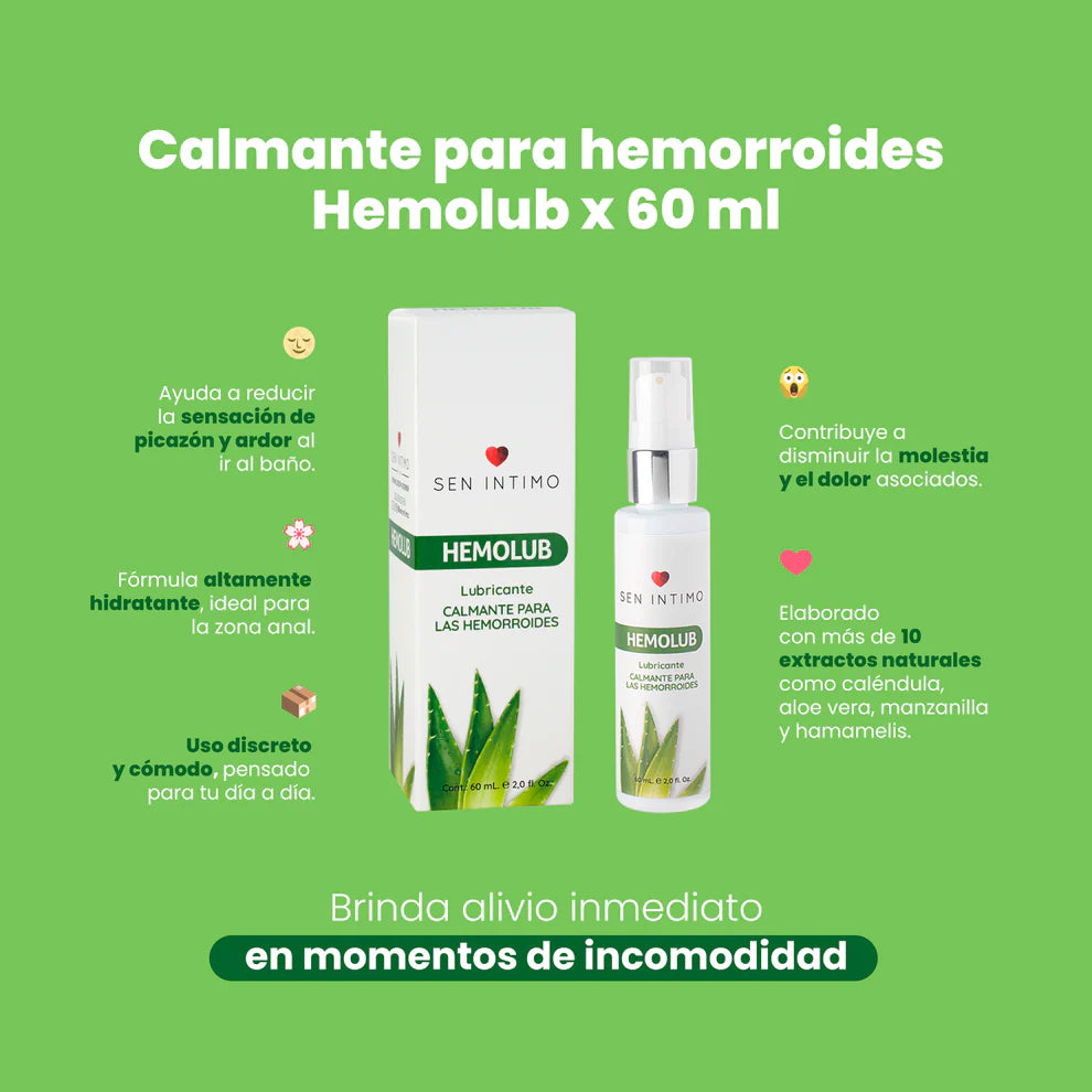 Lubricante Hemolub - Sen Íntimo (60ml) ✦ Bajo pedido