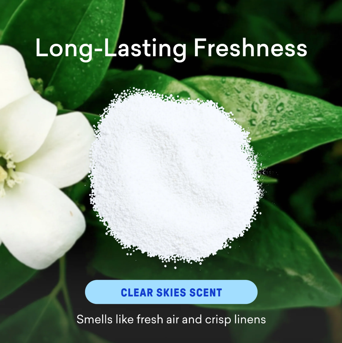 Removedor de Manchas para Ropa Ecológico Sin Plástico - Aroma Spring Bloom (60uds) - Blueland